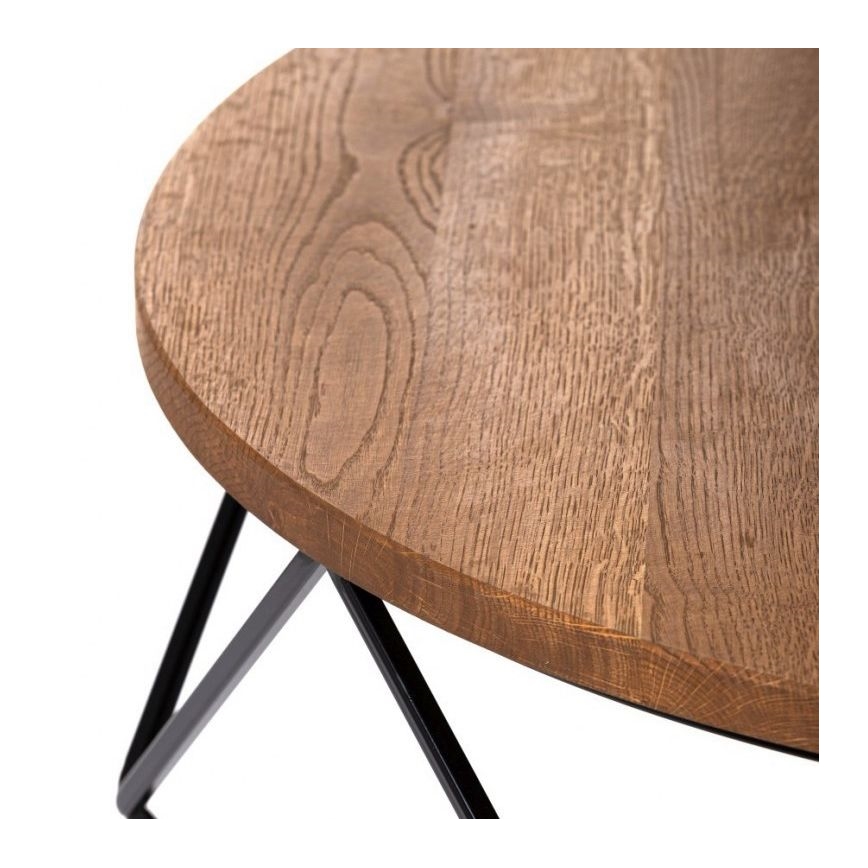Kohvilaud OAKLOFT 41,5x90 cm must/tamm