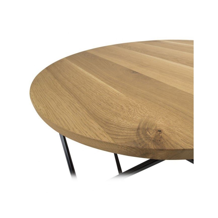 Kohvilaud OAKLOFT 41,5x90 cm must/tamm