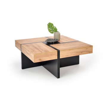Kohvilaud RADIX 100x100 cm must/pruun