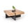 Kohvilaud RADIX 100x100 cm must/pruun
