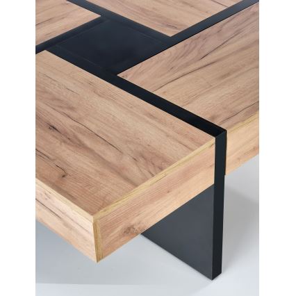 Kohvilaud RADIX 100x100 cm must/pruun