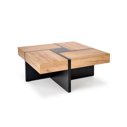 Kohvilaud RADIX 100x100 cm must/pruun