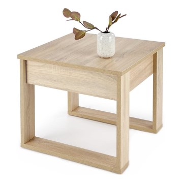 Kohvilaud sahtliga NEA 52x60 cm tamm sonoma