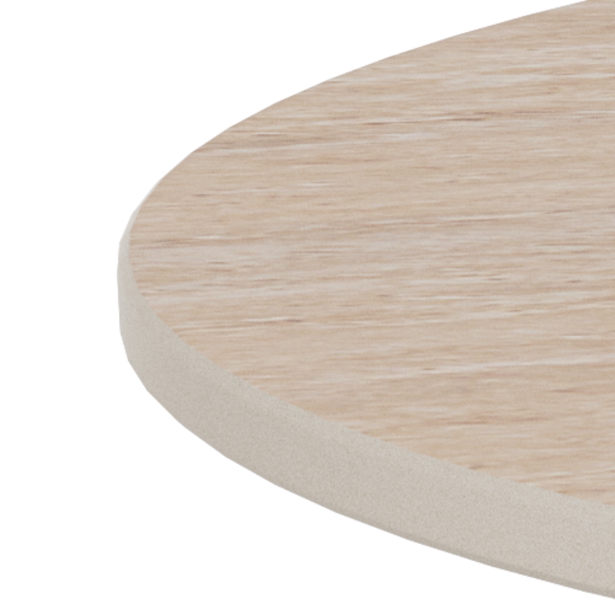 Kohvilaud SANTORINI läbimõõt 70 cm beež/hall/keraamika