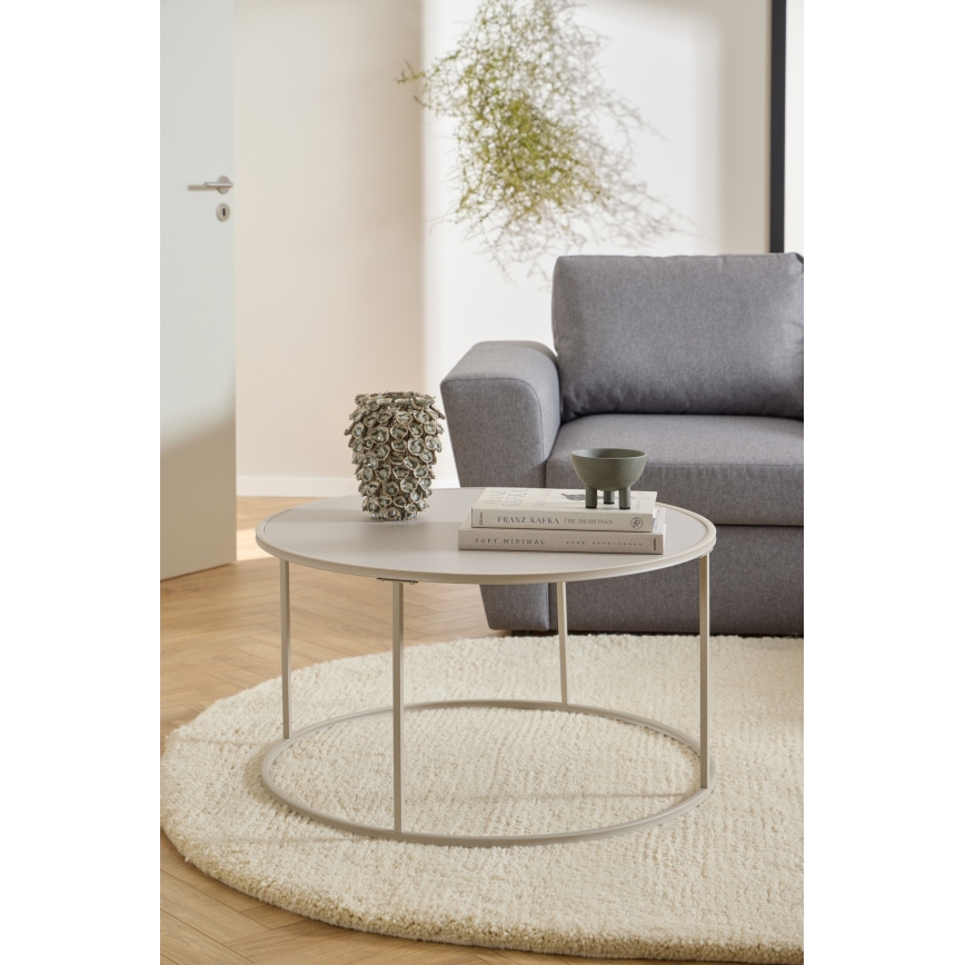 Kohvilaud SARON Ø 80 cm, hall