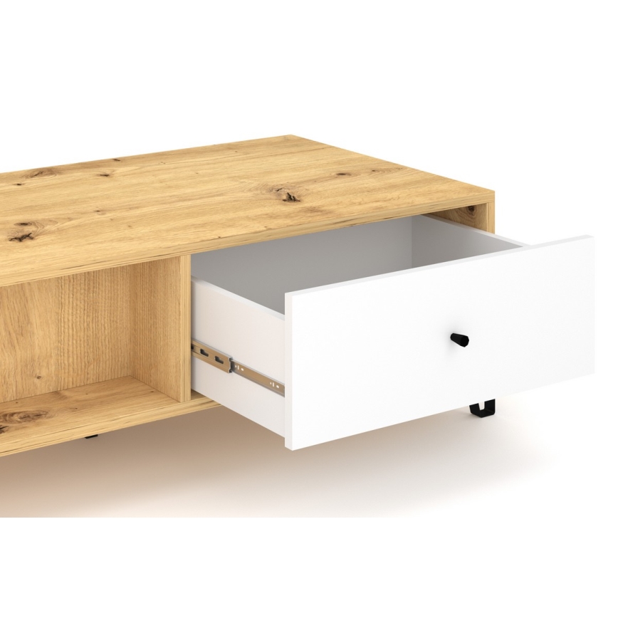 Kohvilaud SULA artisan-tamm/valge