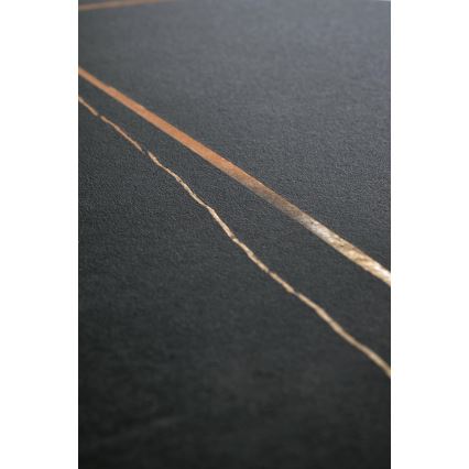 Kohvilaud VERO, läbimõõt 50 cm, must/kuldne