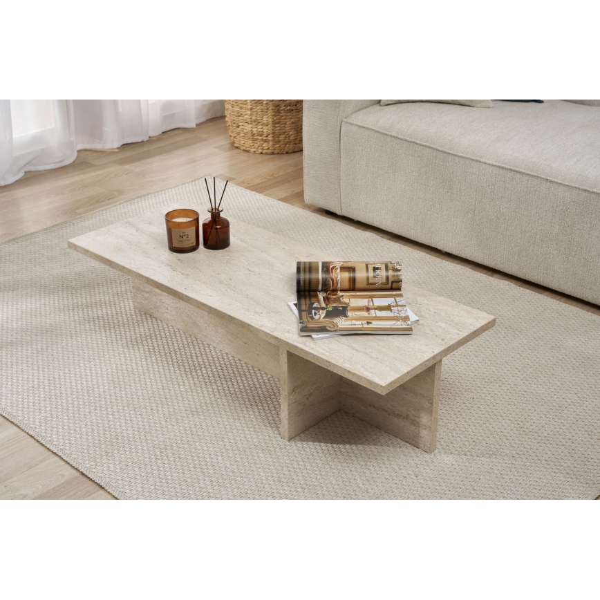 Kohvilaud VERUM 120x45 cm travertiin