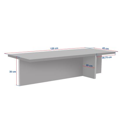 Kohvilaud VERUM 120x45 cm travertiin