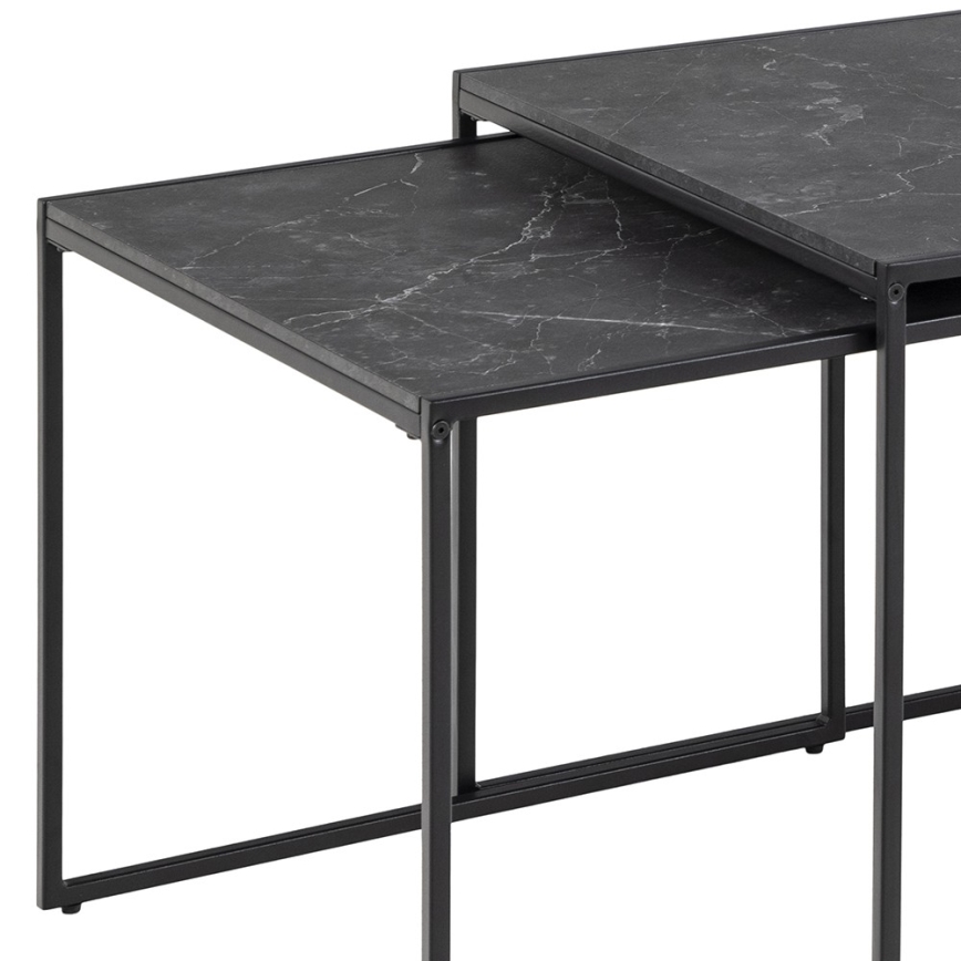Kohvilaudade komplekt ALMA 3 tk antratsiit
