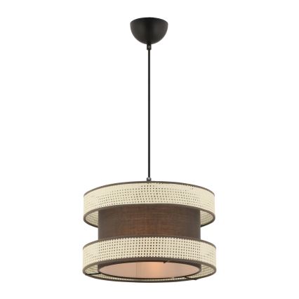 Köisvalgusti HALO 1xE27/60W/230V pruun/kreem