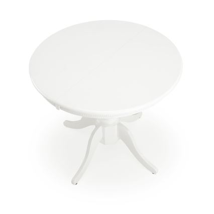 Kokkuklapitav söögilaud WILLIAM 75x124 cm valge