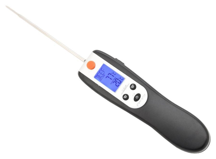 Kokkupandav digitaalne lihatermomeeter 0-300°C 2xAAA