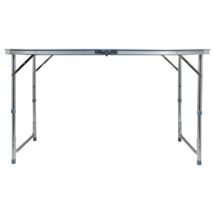 Kokkupandav matkalaud + 4x tool valge/matt kroom