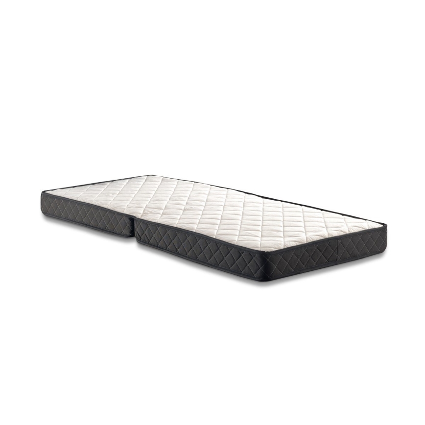 Kokkupandav metallist üheinimesevoodi HERON 90x204 cm valge kandevõime 120 kg