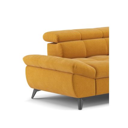 Kokkupandav nurgadiivan MARANO, parem nurk, oranž värv