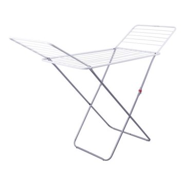 Kokkupandav pesukuivatusrest TORO 180x93 cm valge