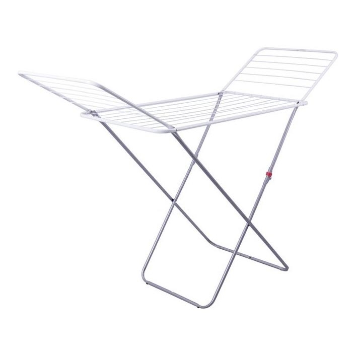 Kokkupandav pesukuivatusrest TORO 180x93 cm valge