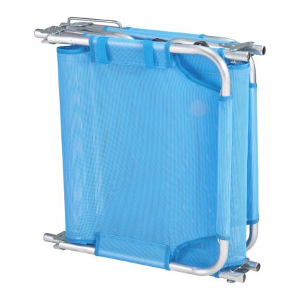 Kokkupandav reguleeritav lamamistool SUNO 56x190 cm sinine