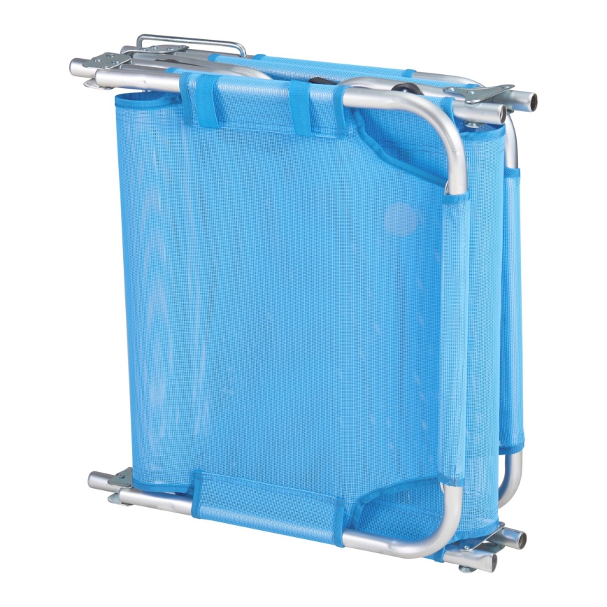 Kokkupandav reguleeritav lamamistool SUNO 56x190 cm sinine