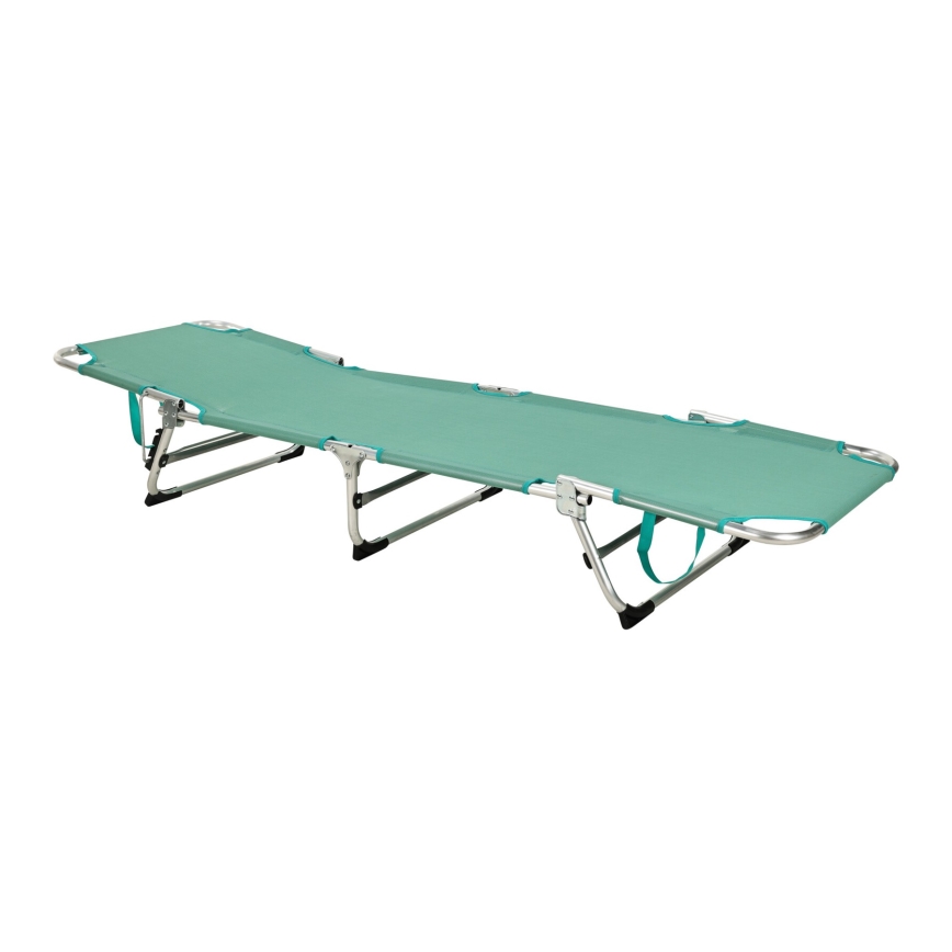 Kokkupandav reguleeritav lamamistool SUNO 56x190 cm türkiissinine