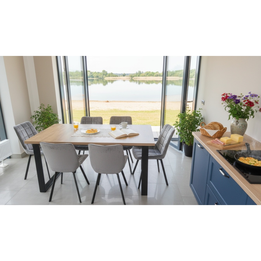 Kokkupandav söögilaud COLIN tamm