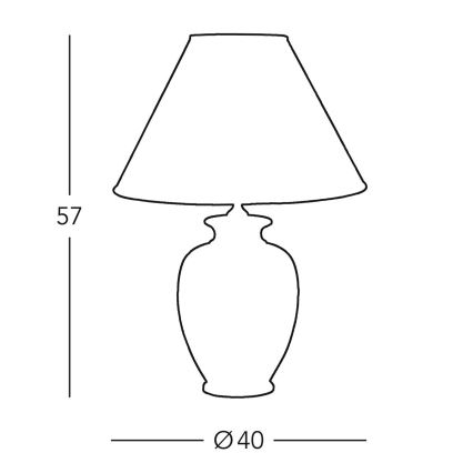 Kolarz 0014.71 - Laualamp GIARDINO 1xE27/100W/230V d. 40 cm