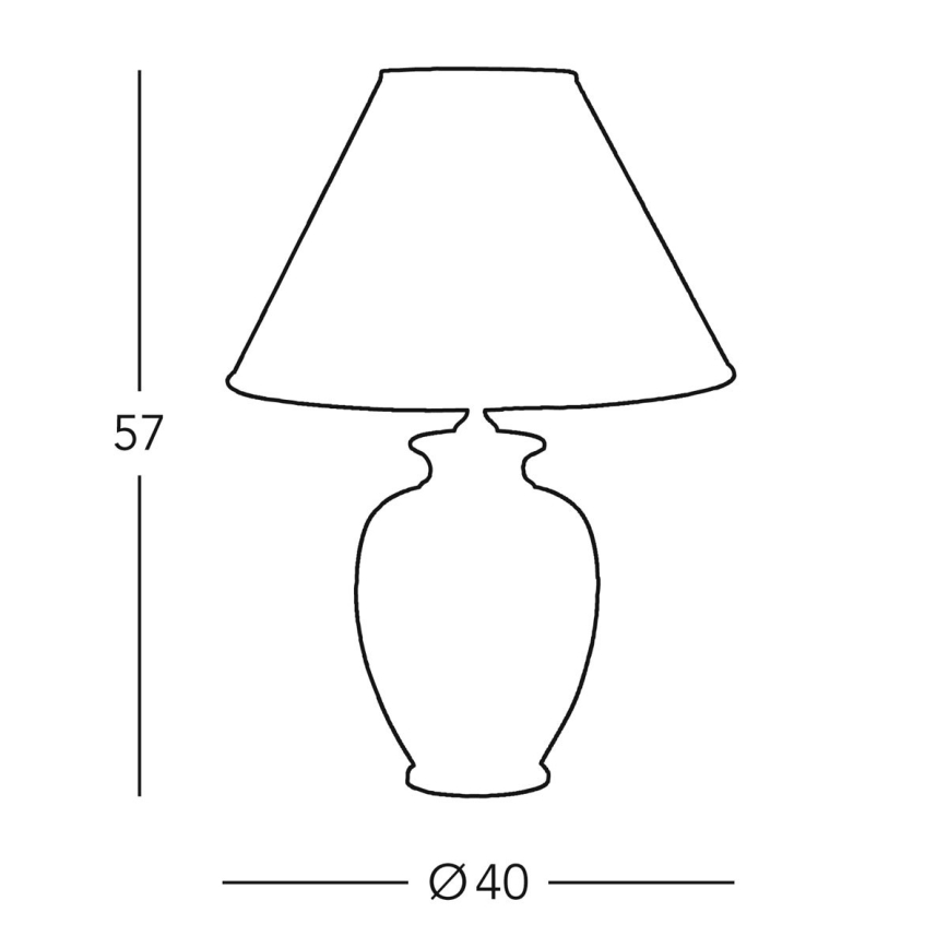 Kolarz 0014.71 - Laualamp GIARDINO 1xE27/100W/230V d. 40 cm
