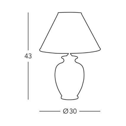 Kolarz 0014.73 - Laualamp GIARDINO 1xE27/100W/230V