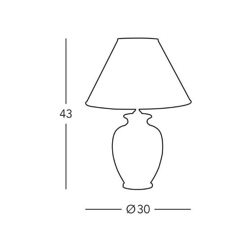 Kolarz 0014.73 - Laualamp GIARDINO 1xE27/100W/230V