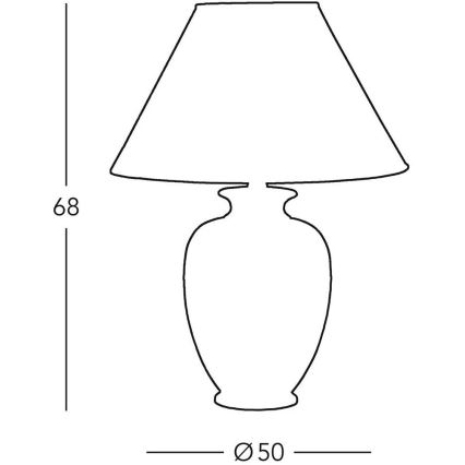 Kolarz 0014.75 - Laualamp GIARDINO 1xE27/100W/230V