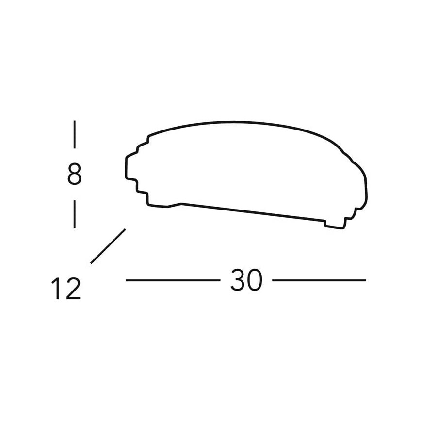 Kolarz 0290.61 - Seinavalgusti STIEGEL 1xE27/60W/230V