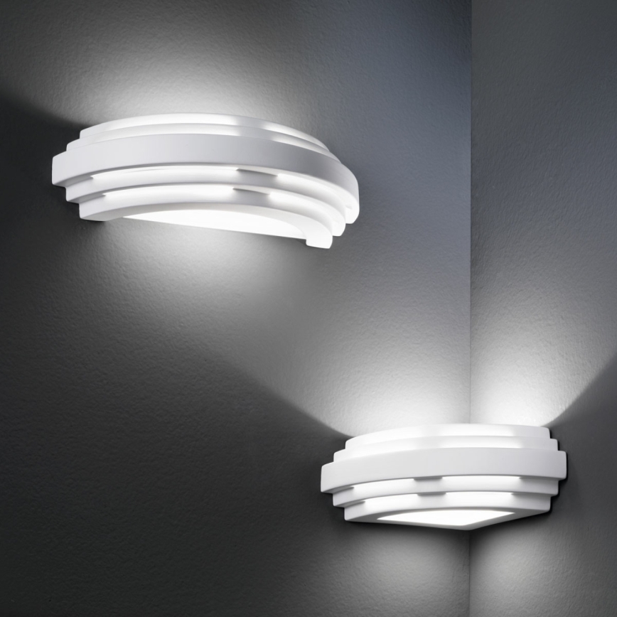 Kolarz 0290.61E - Seinavalgusti STIEGEL 1xG9/60W/230V valge