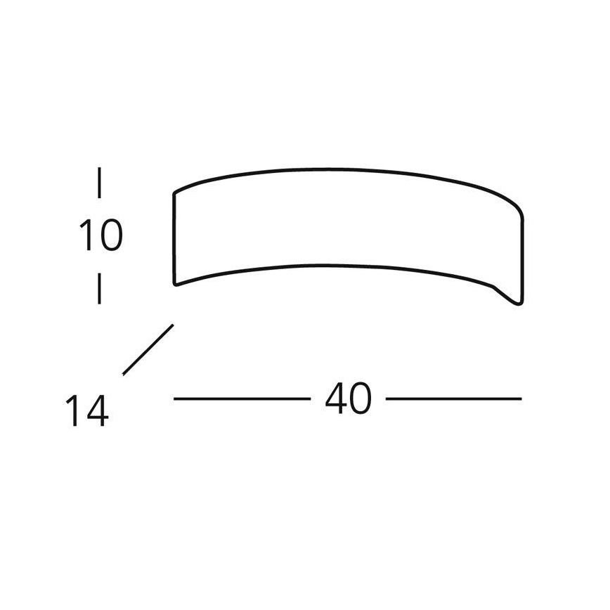 Kolarz 0291.61 - Seinavalgusti ARCO 1xG9/48W/230V
