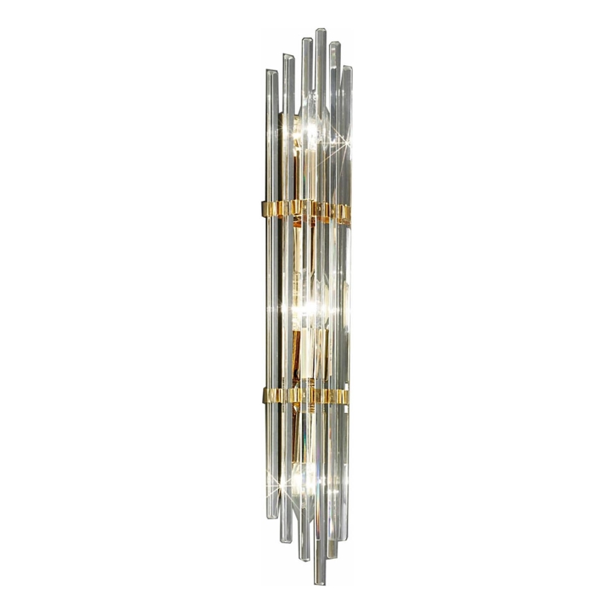 Kolarz 0342.63.3 - Seinavalgusti ONTARIO 3xE14/40W/230V 60 cm 24K kuldne