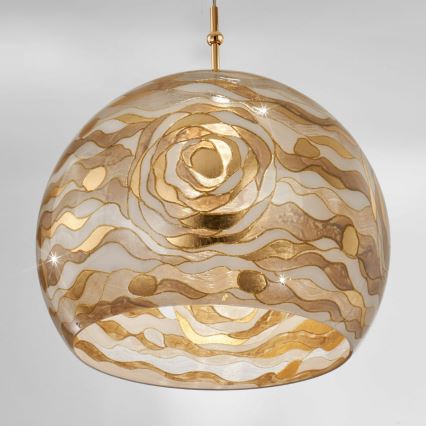 Kolarz 0392.31L.3.Aq.Ch - Lühter LUNA 1xE27/60W/230V 24K kuldne