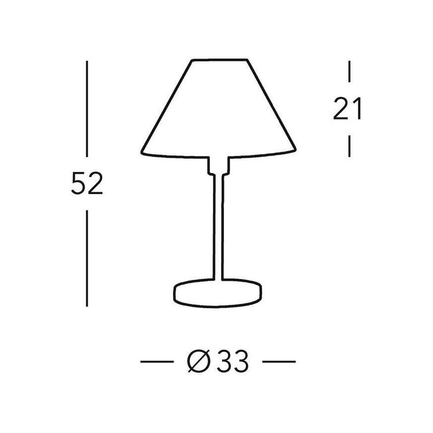 Kolarz 264.70.4 - Laualamp HILTON 1xE27/60W/230V