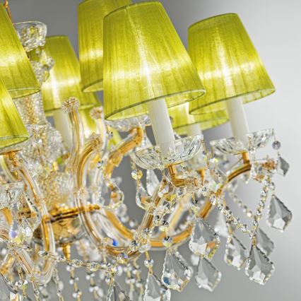 Kolarz 3149.88.3.KoT - Kristall-lühter MARIA LOUISE 8xE14/40W/230V 24K kuldne