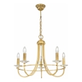 Kolarz 330.85.8C - Kristall-lühter IMPERIAL 5xE14/60W/230V kuldne