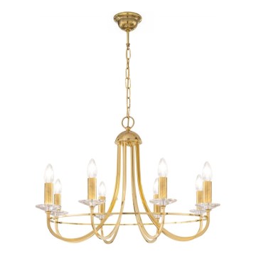 Kolarz 330.88.8C - Kristall-lühter IMPERIAL 8xE14/60W/230V kuldne