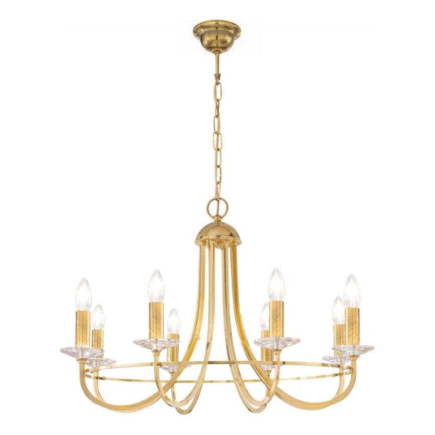 Kolarz 330.88.8C - Kristall-lühter IMPERIAL 8xE14/60W/230V kuldne