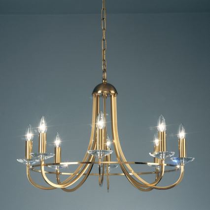 Kolarz 330.88.8C - Kristall-lühter IMPERIAL 8xE14/60W/230V kuldne