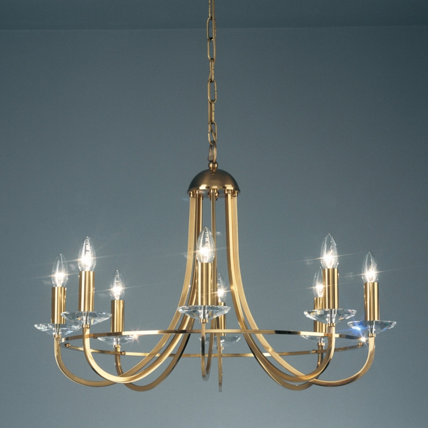 Kolarz 330.88.8C - Kristall-lühter IMPERIAL 8xE14/60W/230V kuldne