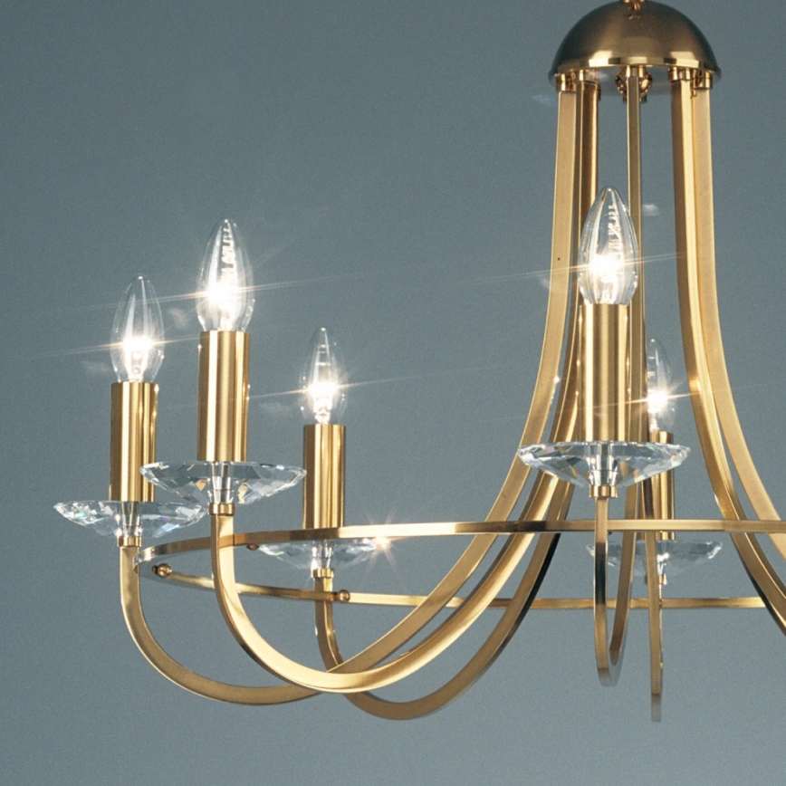 Kolarz 330.88.8C - Kristall-lühter IMPERIAL 8xE14/60W/230V kuldne