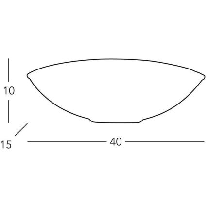 Kolarz 588.65 - Seinavalgusti BISQUITT 1x E27/75W/230V