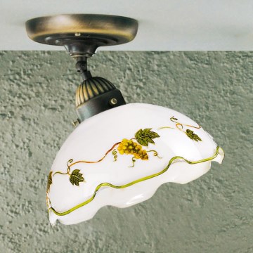 Kolarz 731.10.110 - Lakke kinnitatav lühter NONNA 1xE27/75W/230V, Ø 20 cm, veinipunane