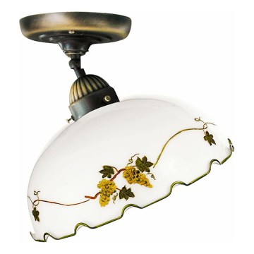 Kolarz 731.10.111 - Pinnapealne lühter NONNA 1xE27/75W/230V läbimõõt 30 cm veinipunane