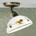 Kolarz 731.10.122 - Pinnale kinnitatav lühter NONNA 1xE27/75W/230V d. 20 cm viinamarjad