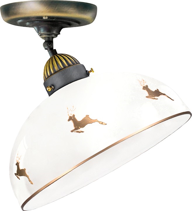 Kolarz 731.10.150 - Pinnapealne lühter NONNA 1xE27/75W/230V, läbimõõt 20 cm, roosakuldne (jeleni)