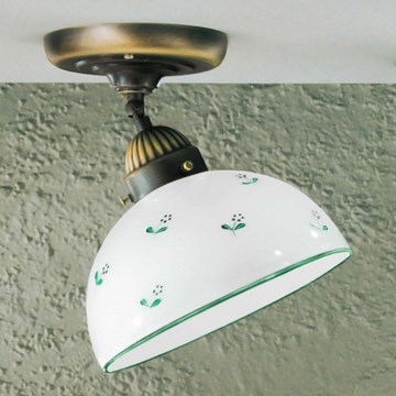 Kolarz 731.10.20 - Pinnale kinnitatav lühter NONNA 1xE27/75W/230V d. 20 cm roheline
